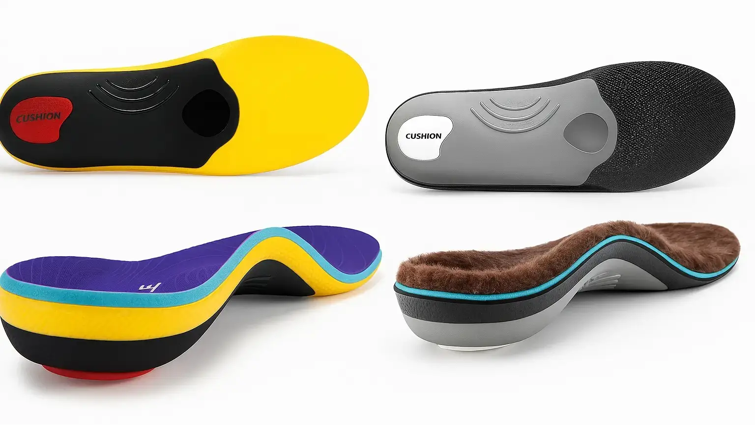 VALSOLE Heavy Duty Support Pain Relief Orthotics - 220+ lbs Plantar Fasciitis High Arch Support Insoles