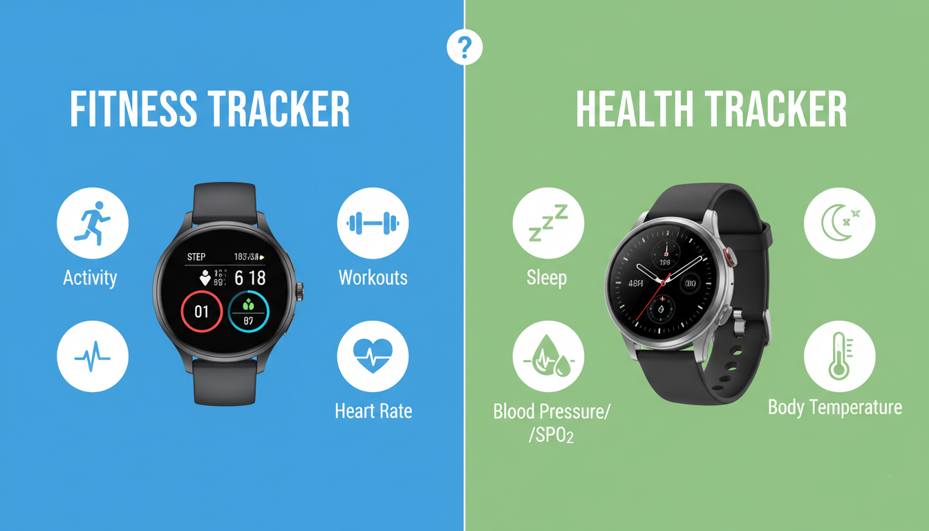 Fitness Tracker vs Health Tracker: Key Differences and Uses