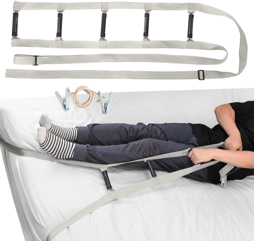 Bed Ladder Assist Rope Ladder with Handle Strap for C-Section Recovery and Parkinson’s Aids