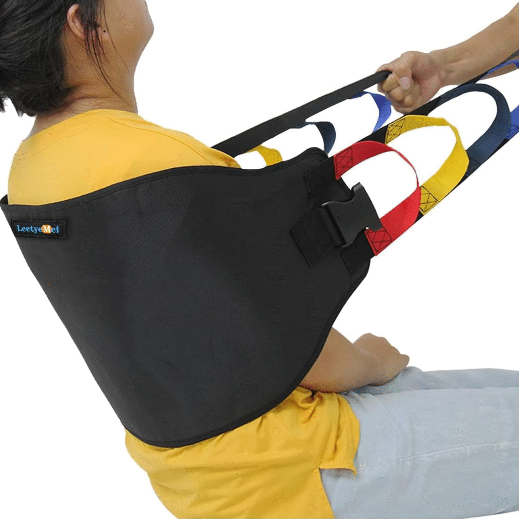 Transfer Nursing Sling for Patient Elderly Safety Lifting Aids Home Bed Assist Handle Back Lift Mobility Belt for Disabled Injured 31 Inch